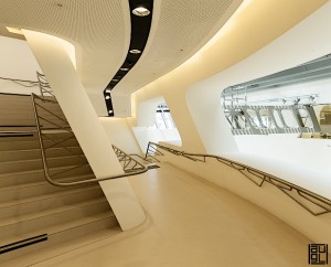 Zaha Hadid learning center Vienna campus wu LC Wien